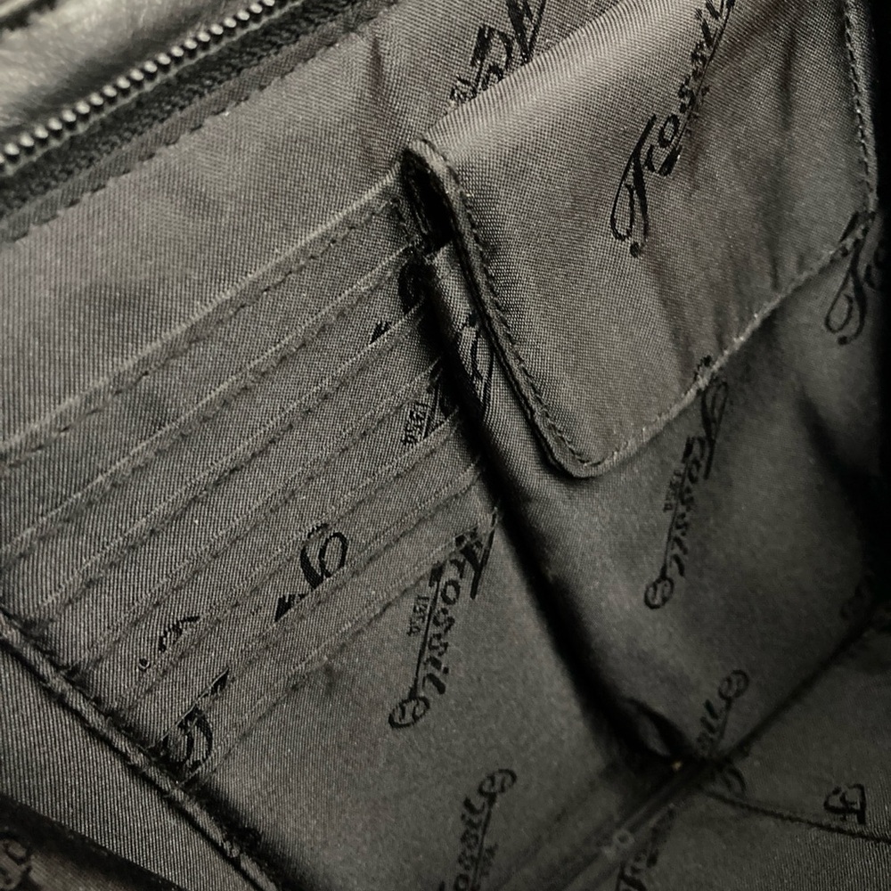 Fossil Black Leather Satchel with Structured Design - Picture 6 of 16